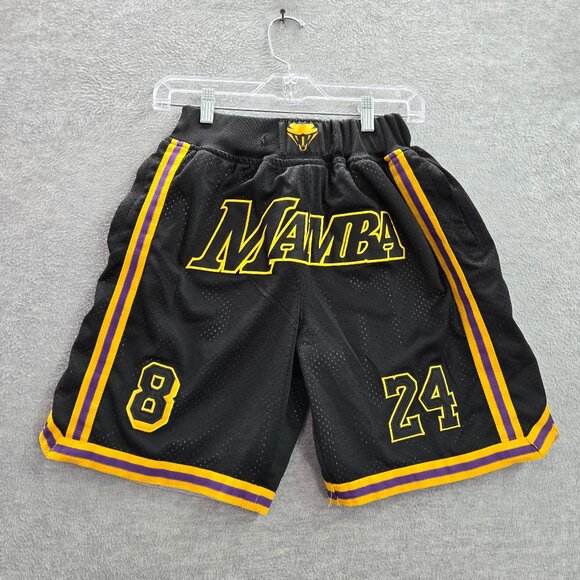 Just Don Pants - Los Angeles Lakers Women Shorts S Just Don‎ Black Mamba Kobe Bryant 8 24 READ